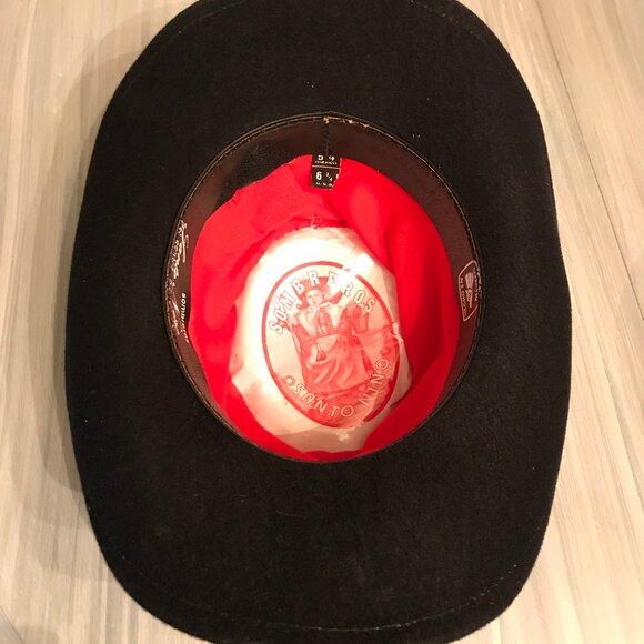 Santo Nino Mexican Sombrero Unisex Size 6 3/4" USA - Picture 4 of 6